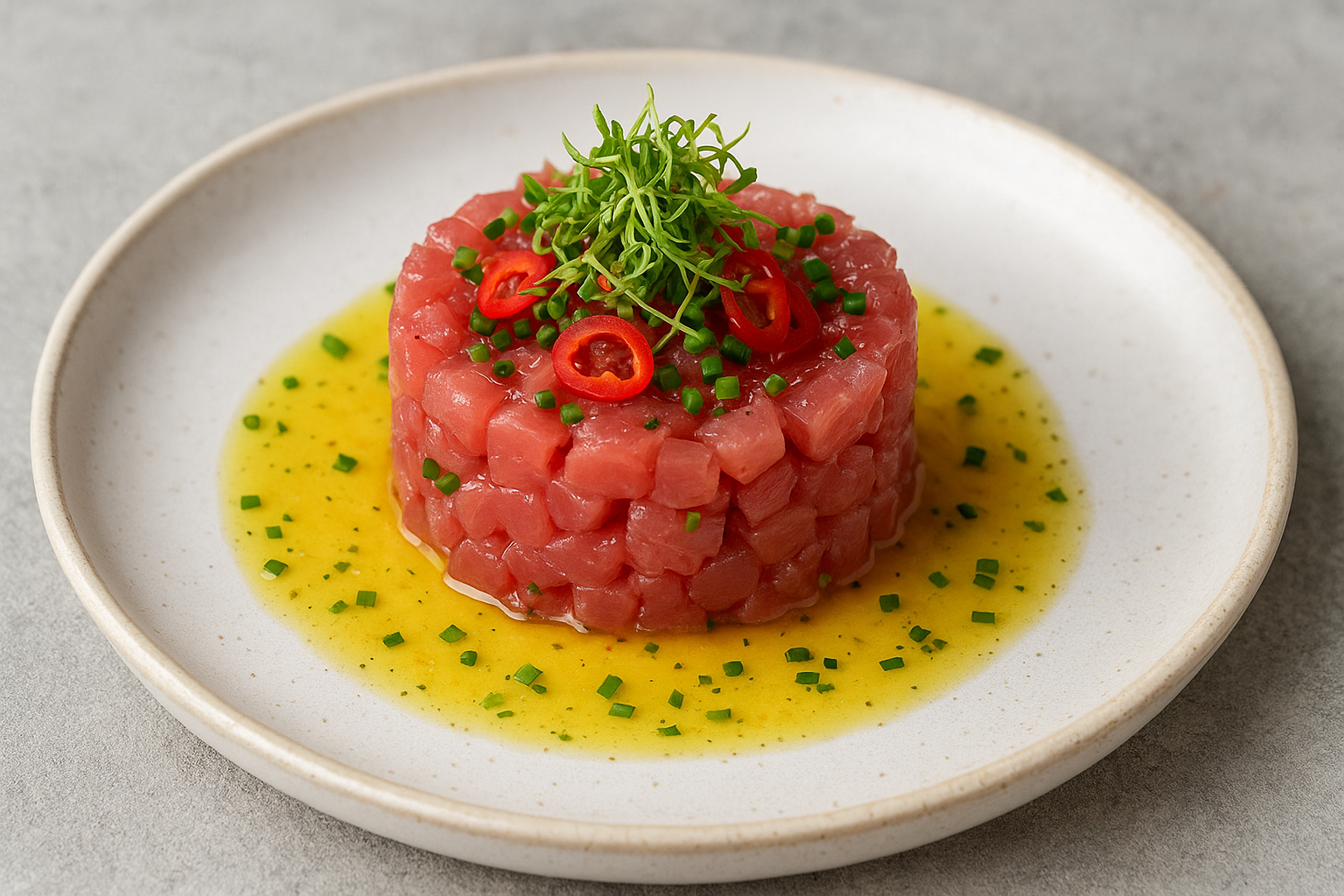 Tartar Atún Fresco Picante Gourmet
